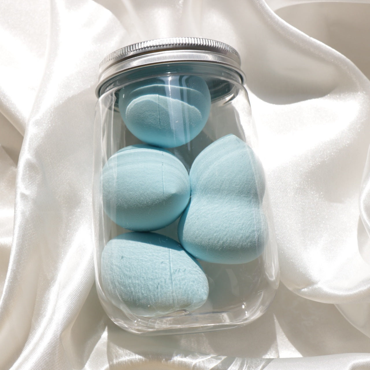 Beauty Egg Canned Powder Puff Set