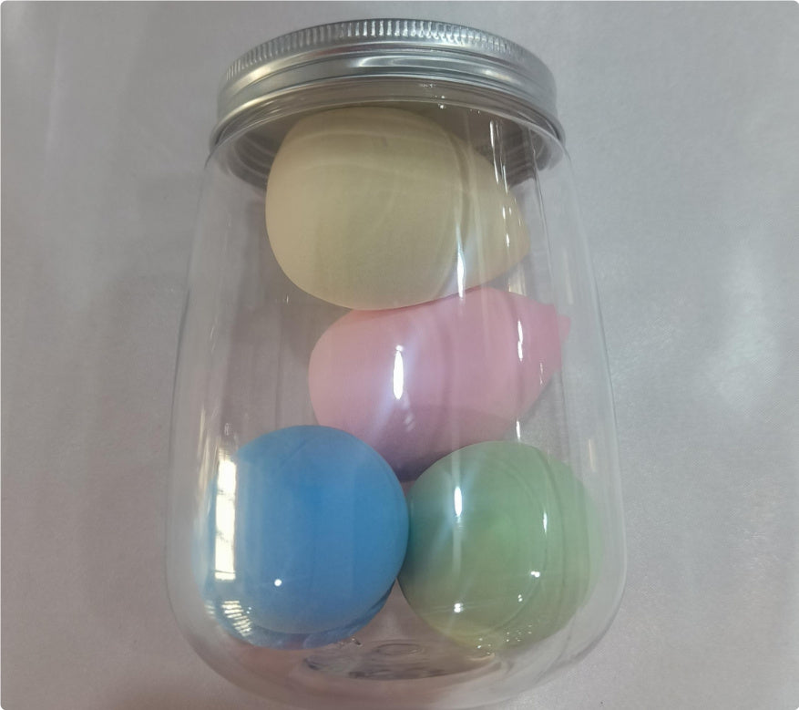 Beauty Egg Canned Powder Puff Set