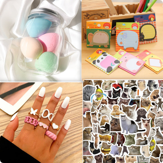 Beauty Egg Canned Powder Puff Set