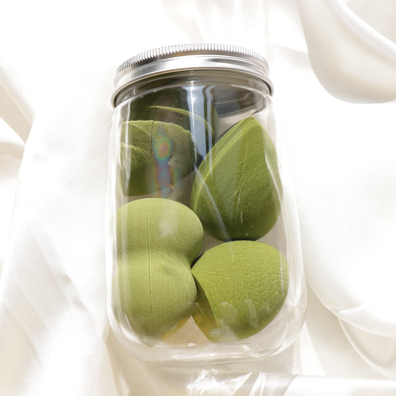 Beauty Egg Canned Powder Puff Set
