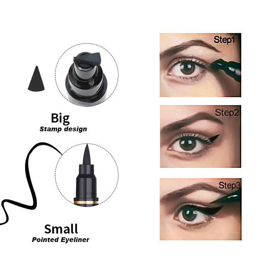Double Headed Triangular Eyeliner Pen
